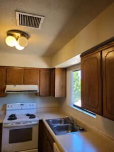 finished kitchen drywall